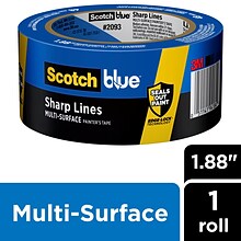 ScotchBlue Sharp Lines 1.88 x 60 yds. Medium Painter Tape, Blue (2093-48EC)