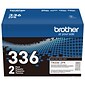 Brother TN-336 Black High Yield Toner Cartridge, 2/Pack  (TN3362PK)
