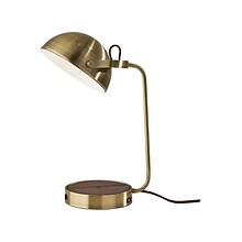 Adesso Brooks Desk Lamp, 18, Antique Brass (3000-21)