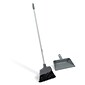 Coastwide Professional™ 12" Angled Broom and 11.9" Dustpan, Gray