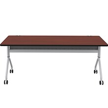 Safco Rumba Training Room Table, 30 x 72, Biltmore Cherry (RBA7230FLSLBMCH)