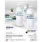 Avery Waterproof Laser Inkjet Wraparound Labels, 1.25" x 9.75", White, 5 Labels/Sheet, 8 Sheets/Pack, 40 Labels/Pack (22845)