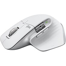 Logitech MX Master 3S for Mac Wireless Optical Bluetooth Mouse, Pale Gray (910006570)