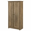 Bush Furniture Cabot 61.14 Storage Cabinet with 4 Shelves, Reclaimed Pine (WC31599)