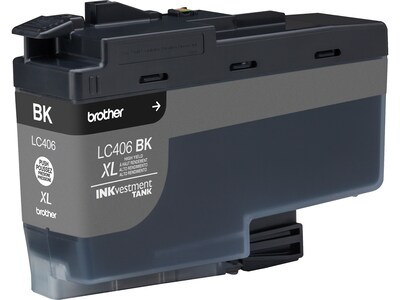 Brother LC406XL Black High Yield Ink Cartridge, Prints Up to 6,000 Pages (LC406XLBKS)