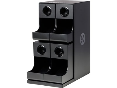 Keurig 4-Compartment Coffee Organizer, Black (5000380138)