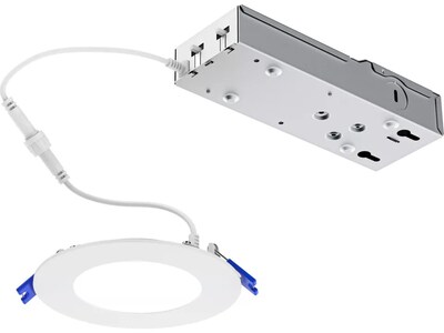 Lightolier Signify Flat Downlight Dual-Select LED Lighting, 8 (FD8RSLMZ10SCTUW)