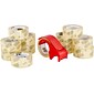 Scotch Commercial Grade Shipping Packing Tape, 1.88" x 54.6 yds., Clear, 12 Rolls/Pack (3750-12-DP3)