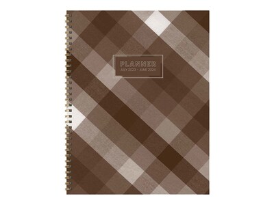 2023-2024 TF Publishing Collegiate 9 x 11 Academic Weekly & Monthly Planner, Paperboard Cover, Bro