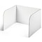 Classroom Products Foldable Cardboard Freestanding Privacy Shield, 13H x 20W, White, 30/Box (1330