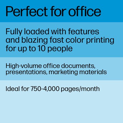 HP Color LaserJet Pro MFP 4301fdn All-in-One Printer, Scan, Copy, Fax, Mobile Print, Secure, Best for Small Teams (4RA81F)