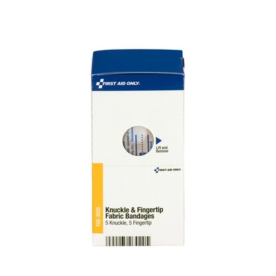 SmartCompliance Refill, Knuckle & Fingertip Fabric Adhesive Bandages, 10/Box (FAE-3020)