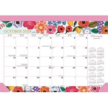 2024-2025 Plato Bonnie Marcus OFFICIAL 14 x 10 Academic & Calendar Monthly Desk Pad Calendar (9781