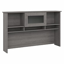 Bush Furniture Cabot 60W Desk Hutch, Modern Gray (WC31331)