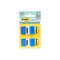 Post-it® Flags Value Pack, 1 x 1.7, Blue, 50 Flags/Dispenser, 12 Dispensers/Box (680-BE12)