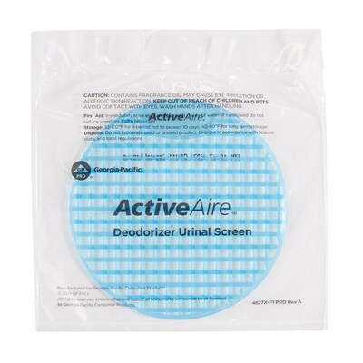 ActiveAire Deodorizer Urinal Screen, Coastal Breeze, 12/Carton (48270)
