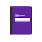 Staples® Composition Notebook, 7.5" x 9.75", College Ruled, 80 Sheets, Purple (ST55078)