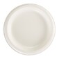 Dixie Basic Paper Plates, White, 8.8", 500/Carton (DBP09WCT)