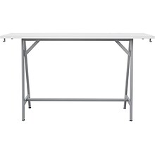 Safco Spark Teaming Table, 20 x 72, Designer White (SPK7220SLDSWT)