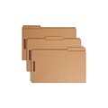 Smead Card Stock Classification Folders, Reinforced 1/3-Cut Tab, Legal Size, Kraft, 50/Box (19837)