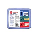Johnson & Johnson Red Cross Travel Ready Portable Emergency First Aid Kit, 80 Pieces, Plastic Case (