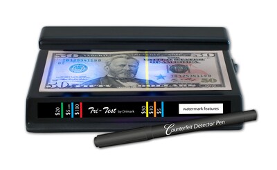 Dri Mark Tri Test Counterfeit Bill Detector Machine (351TRI)