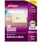 Avery Easy Peel Laser Address Labels, 1" x 2-5/8", Clear, 30 Labels/Sheet, 50 Sheets/Box (5660)