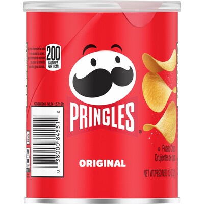 Pringles Grab & Go Original Crisps, 1.3 oz., 12/Box (KEE84557)