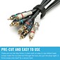 Velcro Brand ONE-WRAP Cable Ties, 1/2" x  8", Reusable Hook & Loop Fastener, Black, 50/Pack (95172)