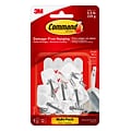 Command Small Wire Toggle Hooks, White, Damage Free Organizing of Dorm Rooms, 9 Command Hooks, 12 Co