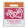 Medical Arts Press® Medical Personalized Large 2-Color Supply Bags; Heart, We Care