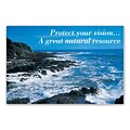 Medical Arts Press® Eye Care Standard 4x6 Postcards; Coastline, Protect Your Vision....