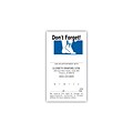 Medical Arts Press® 2-Color Podiatry Appointment Cards; Dont Forget