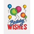 Medical Arts Press® Birthday Greeting Cards; Balloon,  Personalized