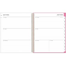 2024-2025 Blue Sky Roosevelt 8.5 x 11 Academic Weekly & Monthly Planner, Plastic Cover, Multicolor