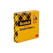 Scotch® Double Sided Tape, Wide Width, 1 x 36 yds., 1/Roll (66511296)