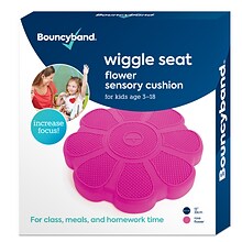 Bouncy Bands Flower Sensory Wiggle Seat, Rose (BBAWSSFLRE)