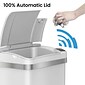 iTouchless Automatic Touchless Sensor Indoor Trash Can, 2.5 Gallon, White (MT02SW)