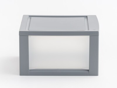Iris Storage Drawer, Gray/Translucent White (500222)