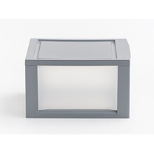 Iris Storage Drawer, Gray/Translucent White (500222)