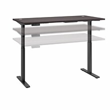 Bush Business Furniture Move 60 Series 72W Electric Height Adjustable Standing Desk, Storm Gray (M6