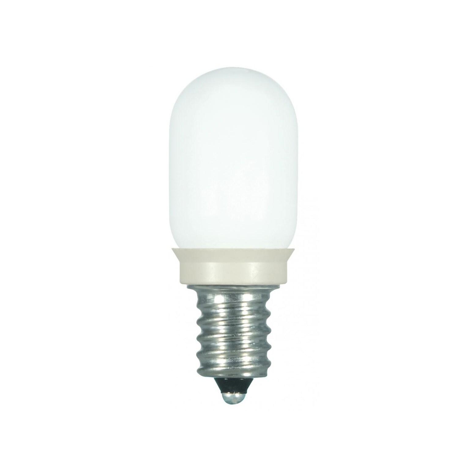 Satco Lighting 0.8-Watt Warm White LED Decorative Bulb, 12/Carton (S9176)