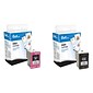 Quill Brand® Remanufactured Black High Yield/Tri-Color Standard Yield Ink Cartridge Replacement for HP 61, 2/Pk