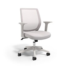 Union & Scale™ Essentials Ergonomic Fabric Swivel Task Chair, Gray (UN58149)