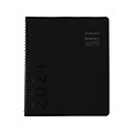 2024 AT-A-GLANCE Contemporary 9 x 11 Monthly Planner, Black (70-260X-05-24)