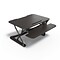 Union & Scale™ FlexFit™ 35 Manual Adjustable Desk Converter, Black (UN50710-CC)