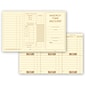Pocket Size Weekly Time Cards, Tri Fold to 2 9/16" x 5", 250 per pack