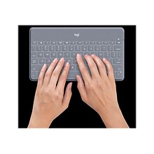 Logitech Keys-To-Go Keyboard, Stone (920-008918)