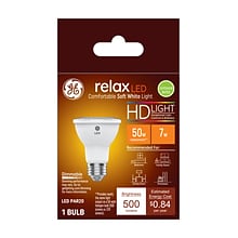 GE Relax HD 7-Watt Soft White LED Outdoor Floodlight Bulb (45441)