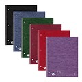 Roaring Spring Paper Products Stasher 1-Subject Notebooks, 8.5 x 11, Narrow Ruled, 100 Sheets, /Ca